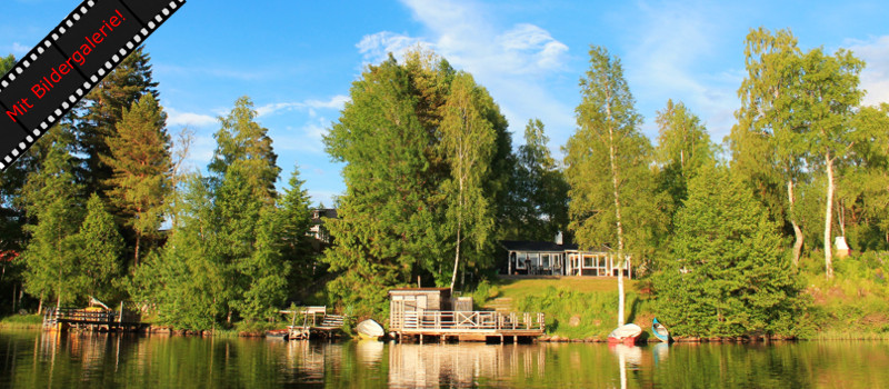 Zur Sommerhaus Schweden Bildergalerie, mit vielen Bildern vom See, Boot, Angeln und Jonkoping.